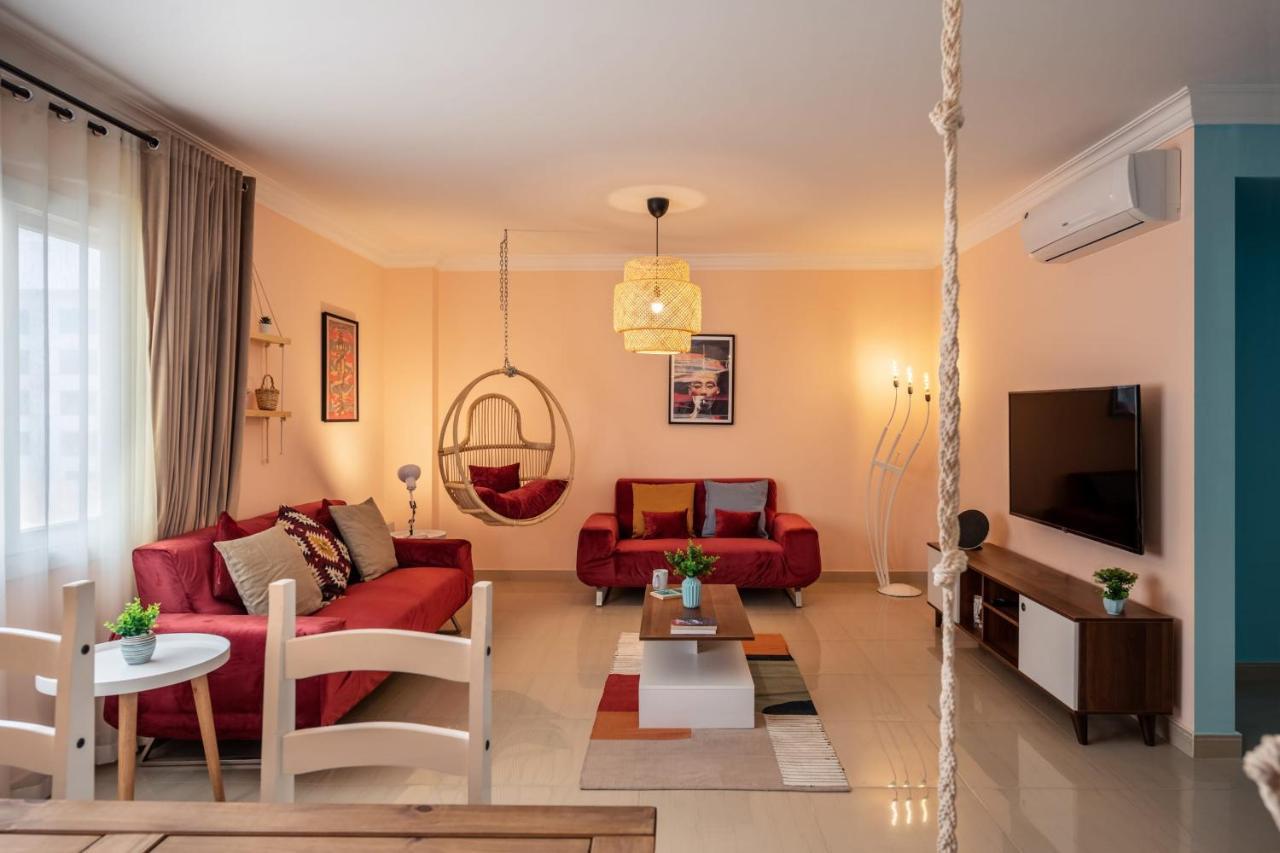 The 2Bdr Compelling Condo 5 Min To Cai Airport Kairo Bagian luar foto